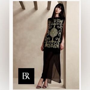 Embroidered Maxi Dress